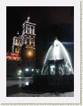 Puebla - La fuente del Zcalo y la catedral