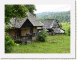 Maramures. Desesti. Casas de madera.